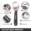 10PC Pliers and Wrench Set with Storage Rack – Includes