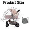Pushchair rain cover, buggy rain cover, universal rain cover for