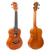 Ukulele for Left-Handed, AKLOT Concert Uke 23 Inch Solid Mahogany