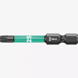 Wera 057665 T25 x 50mm Torx Impaktor Diamond Coated Power Bit
