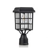 Kemeco ST4329Q-A Solar Post Light Squared Frame Exterior Waterproof Led