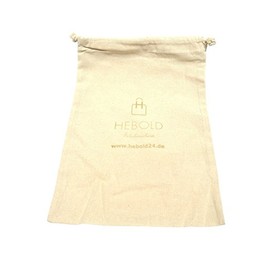 Hebold Schuhmacherei Cotton Bag for Shoes and Care Products Natural, natural