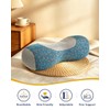 Buckwheat Hull Pillow for Neck Pain Relief Adjustable Roll Support