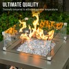 Skyflame 10-Pound Fire Glass for Fireplace Fire Pit and Landscaping,