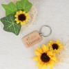 Keyring with Engraving on Both Sides · Wooden Keyring for