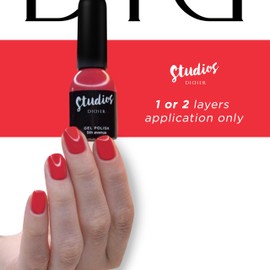 DIDIER LAB - Studios Gel Polish 5th Avenue - Professional Manicure Pedicure Products - Rich Pigment for Complete Nail Coverage - Flawless Shine - Suitable for Beginners - For UV Lamp - Gift for Women