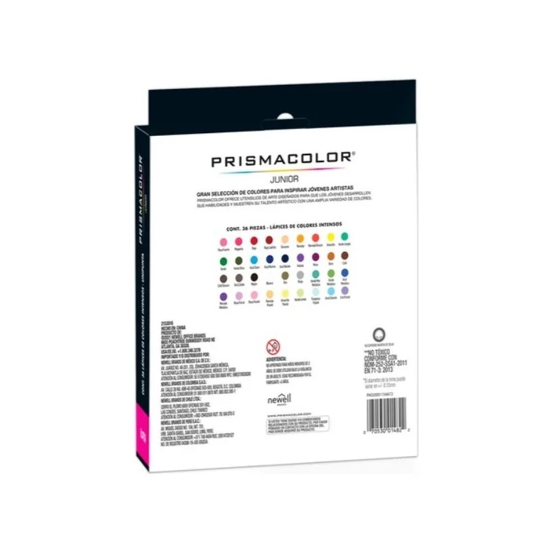 Lapices De Color Prismacolor 36 Pzas Nuevos Pastel Metalicos