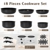 SODAY 17 Pcs Pots and Pans Set Non Stick, Cookware
