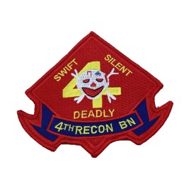 4th Recon Bn Marines Patch – Plastic Backing