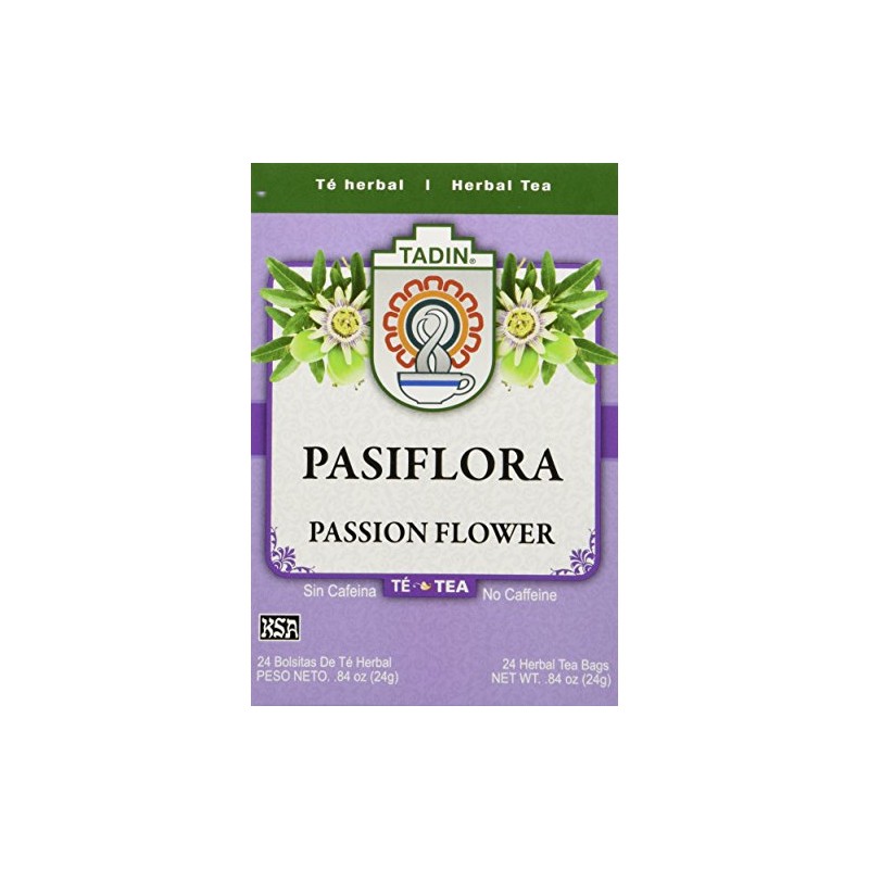 Tadin Tea, Pasiflora - Passion Flower Tea, 24 Tea Bags