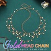 Kilshye Boho Sequin Head Chain Gold Headpiece Festival Headband for