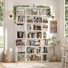 HOSTACK 85" Tall Bookshelf, 7 Tier Open Shelves Bookcase, Triple