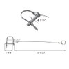 HILILON 10Pcs Trailer Coupler Pin 5/16x 1-3/4（WxL） Prevents Loss Trailer
