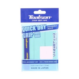 Toalson 1ETG223 GR Tennis Badminton Grip Tape QUICK DRY GRIP Quick Dry Grip, 3 Pieces