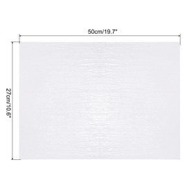 MECCANIXITY DIY Ripple Water Effect Sheet 19.7 x 10.6 Inch Flowing Water Texture Sticker for Lake Scene Dolls House Decor Pack of 1,Transparent