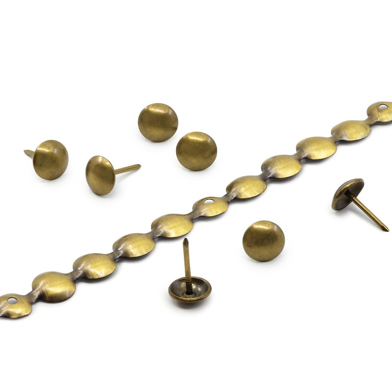 Dritz Nailhead Recortar 5 Yardas-Oro Antiguo