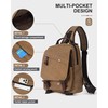 Messenger Bag for Men Small Sling Crossbody Backpack for Men