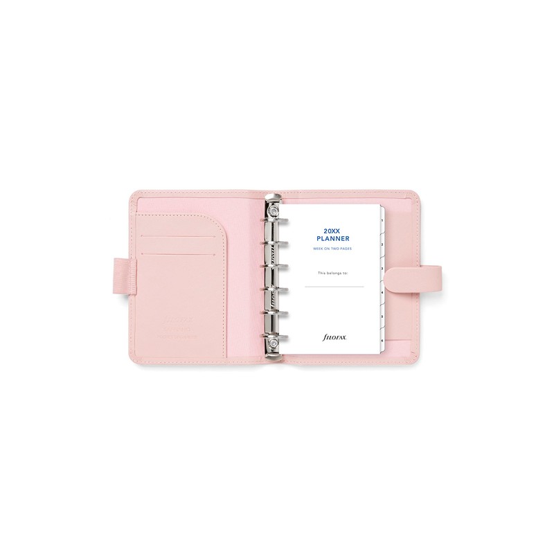 Filofax Pocket Saffiano Organiser - Blush