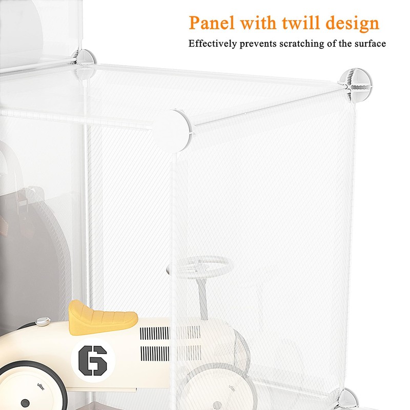 AWTATOS Cube Storage Organizer, Closet Organizers and Storage, 6 Cube