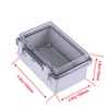 BEVDICNC Junction Box, IP67 Waterproof Junction Box, Hinged Shell Outdoor