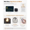 Homemory 12pcs Black Remote Timer LED Tea Lights Candles, 400+Hours
