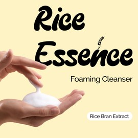 Pioom Rice Bran Cleansing Foam, Facial Cleanser, Face Wash, Moisture Balance, for Sensitive Skin Korean Skincare, 500ml