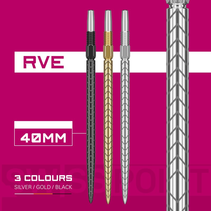 TARGET Darts Swiss Point Dart Points, RVE (3 Pack Set