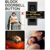 Metal No Soliciting Sign for Front Door - Fits Any