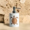 CHOOLD Ceramic Sea Turtle Dispenser with Plastic Pump, Refillable Lotion
