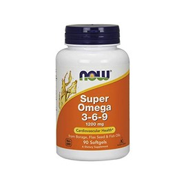 Now Foods - Suplemento Alimenticio de Super Omega 3-6-9 1200mg - 90 Cápsulas
