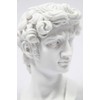 Vittoria Collection Classic Head Bust of David by Michelangelo Statue