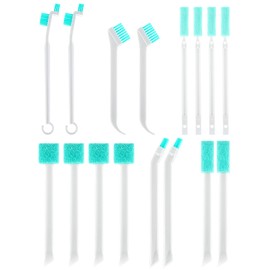 16 pcs Cleaning Brushes for Small Spaces 6 Styles Crevice Cleaning Brush for Household Cleaning Deep Crevice Fine Grooves Small Household Cleaning Tool Scrubbing Brush