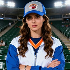 Estedro 15Pcs Football Iron on Patches for Hats Clothes Backpack Embroidered Sports Iron on Patches Bulk Cute Trucker Hat Patch Funny Game Day Applique Sew on Jacket Jeans Pants DIY Crafts Decorations