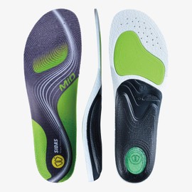 【Sidas】Sidas 3Feet Active MID JP M (25.0cm-26.5cm) 311898203 Insole, Arch Support, Running, Marathon, Shock Absorption, Propulsion