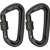 Auto Locking Carabiner Clips, 2PCS 12KN (1200kg) Heavy Duty Lightweight