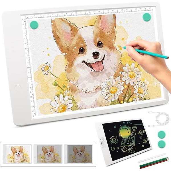 Yupola A4 Rechargeable LED Light Tracing Box & LCD Drawing