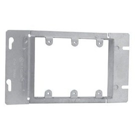 Crouse-Hinds TP653 Steel 3-Gang Gang Box Cover 8-13/16 Inch x 13/16 Inch Raised