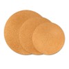 3 Pieces Cork Trivet Mats, Round Corkboard Placemats Kitchen Hot Pads For Hot Pots, Pans and Kettles, 190mm+160mm+100mm