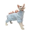 GigglyHouse Sphynx cat Clothes, Dinosaur Costume, Hairless Cats Warm Clothes