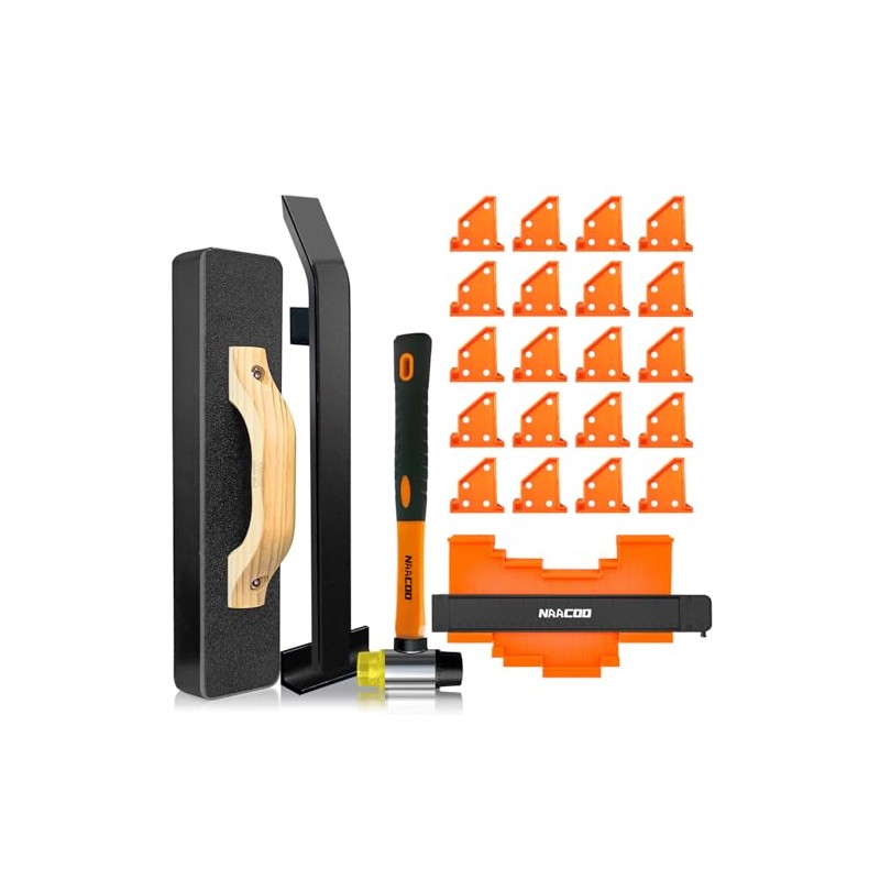 NAACOO Laminate Flooring Tools, 5in1 Pro Floor Install Kit for