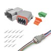 ZNDAW DT 8 Pin Connector Kit, 16 AWG Automotive Waterproof