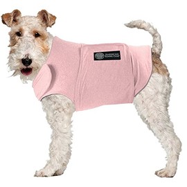 American Kennel Club Anti Anxiety and Stress Relief Calming Coat for Dogs, Extra Small, Pink