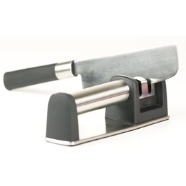 Professional Knife Sharpener, 2 Stage Knife Sharpener, 2 Stage Diamond Coated Sharpening Wheel System, By Kitchen Knacks