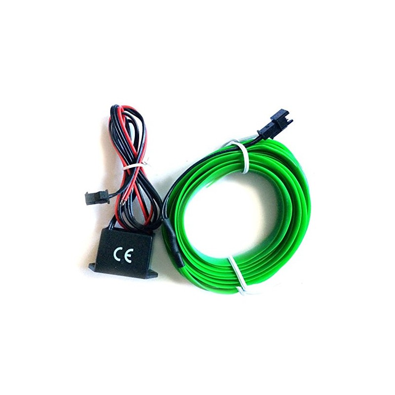 Green 1 Metre Interior Ambient Lighting 12 V Inverter/Adapter Light