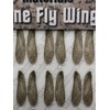 Hemingway's Realistic Stonefly Wings Set of 4 Sizes for Fly