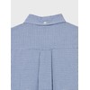 GANT Men's Reg Poplin Micro Gingham Shirt, College Blue