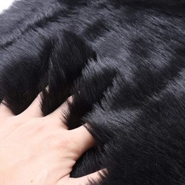 Sxyhkj, faux non-slip short fur rug, rabbit fur imitation, living room, bedroom, children's room, as a faux bed rug or mat, for a chair, stool, sofa