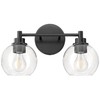 VONLUCE Bathroom Light Fixtures, 2-Light Bathroom Vanity Light with Globe