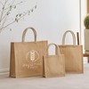 Nippon Chuko Jute Square Tote Bag, L Size (H x
