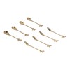 8Pcs Branch Design Coffee Spoon Stainless Steel Fruit Fork Dessert